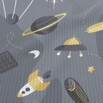 Astronaut Space Adventure Birdseye Piqué