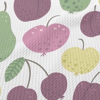 Cartoon Fruit Fruit Birdseye Piqué