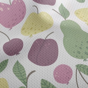 Cartoon Fruit Fruit Athletic Mesh Flat Back