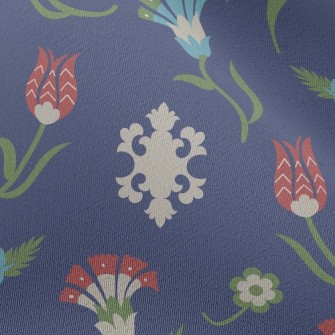Unique Color Flowers Chiffon