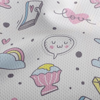 Couple Date Time Athletic Mesh Flat Back