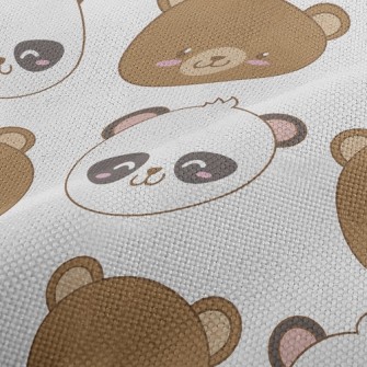 Cat Bear Brown Bear Good Frien Performance Linen