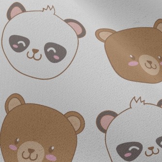 Cat Bear Brown Bear Good Frien Chiffon