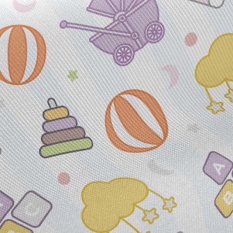 Cute Baby Stroller Bottle Twill