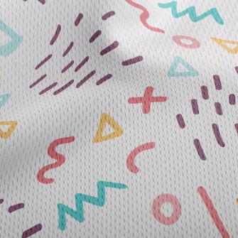 Weird Little Symbols Athletic Mesh Flat Back