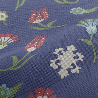 Unique Color Flowers Performance Linen