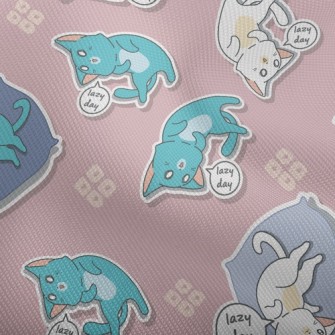 Lazy Kitten Lying In Bed Dobby