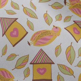 Cute Bird House Chiffon
