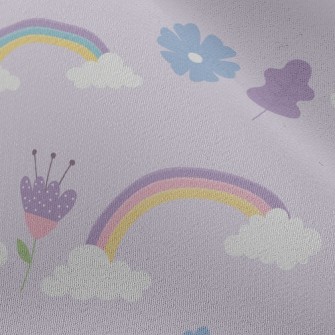 Soft Natural Rainbow Chiffon