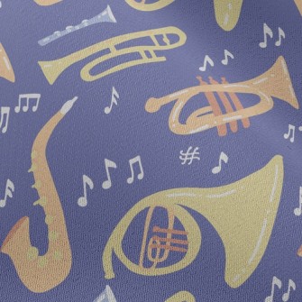 Saxophone Trumpet Chiffon