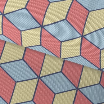 Stacking Geometric Blocks Waterproof Oxford
