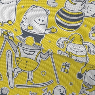 Monster Skiing Waterproof Oxford