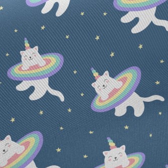 Happy Unicorn Cat Twill