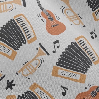 Accordion Trumpet Guitar Chiffon