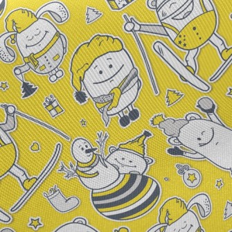 Monster Skiing Twill