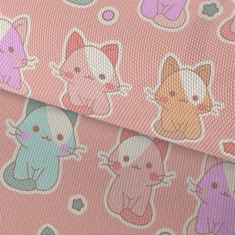 Cute Color Cat (cannot Be Foun Waterproof Oxford