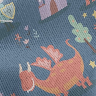 Prince Saves Sleeping Beauty Standard Corduroy