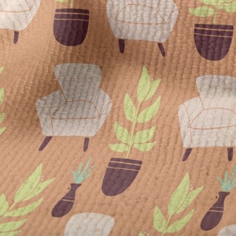 Potted Plants And Sofa Terry