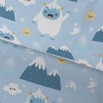Funny Snow Monster From Legend Waterproof Oxford