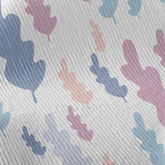 Irregular Wavy Leaves Standard Corduroy