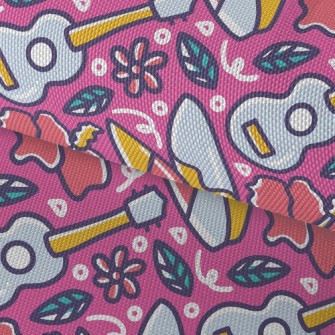 Summer Guitar Music Waterproof Oxford