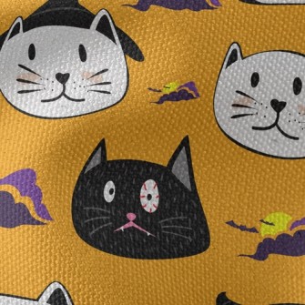 Halloween Costumed Cat Waterproof Canvas