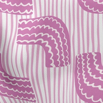 Mysterious Curved Texture Stretch Ponte