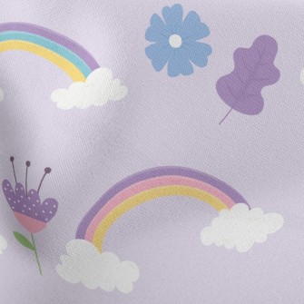 Soft Natural Rainbow Stretch Ponte