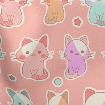 Cute Color Cat (cannot Be Foun Stretch Ponte