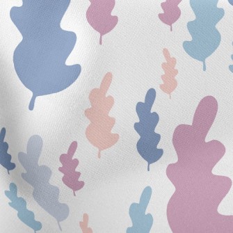 Irregular Wavy Leaves Stretch Ponte