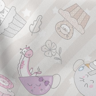 Animals Having Fun Stretch Ponte