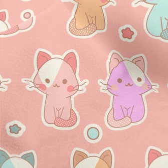 Cute Color Cat (cannot Be Foun Micro Fleece