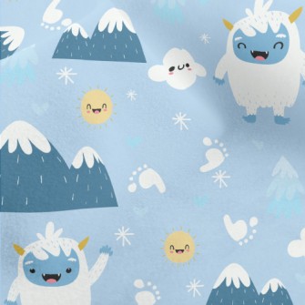 Funny Snow Monster From Legend Micro Fleece