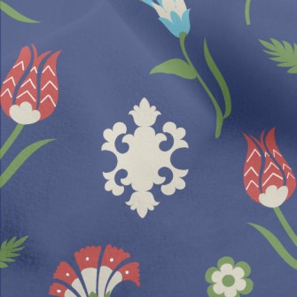 Unique Color Flowers Micro Fleece