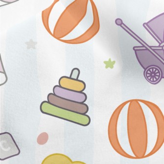 Cute Baby Stroller Bottle Micro Fleece