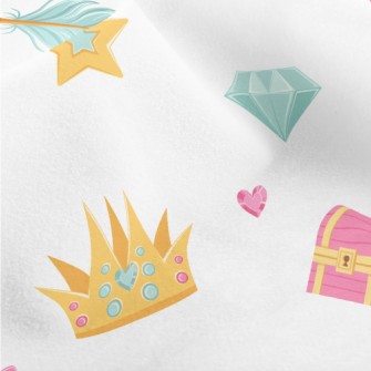 Crown Magic Wand High Heels Micro Fleece