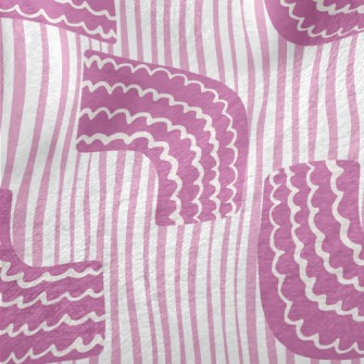 Mysterious Curved Texture Minky