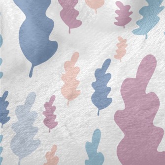 Irregular Wavy Leaves Minky