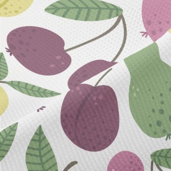 Cartoon Fruit Fruit Piqué