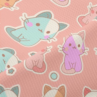 Cute Color Cat (cannot Be Foun Piqué