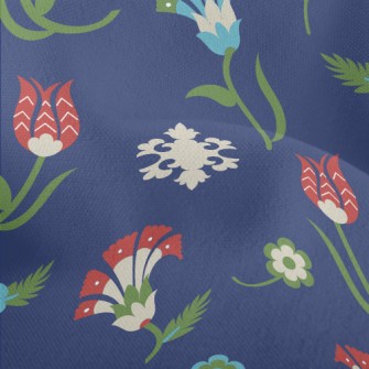 Unique Color Flowers Lightweight Performance Linen