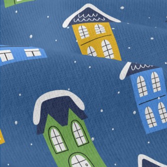 Colorful Snow House Modern Jersey