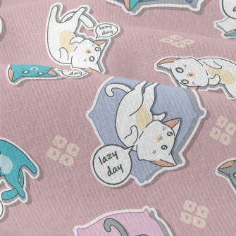 Lazy Kitten Lying In Bed Modern Jersey