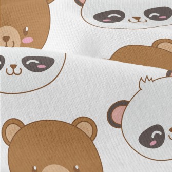 Cat Bear Brown Bear Good Frien Modern Jersey