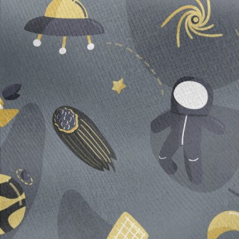Astronaut Space Adventure Jersey Backed Fleece