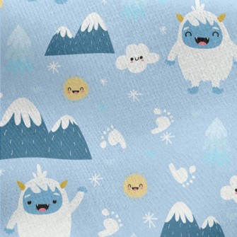 Funny Snow Monster From Legend Jersey Backed Fleece