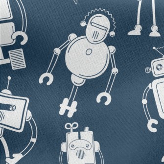 Great Invention Robot Jersey Backed Fleece