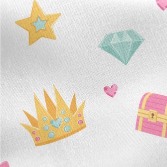 Crown Magic Wand High Heels Jersey Backed Fleece