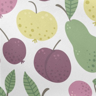 Cartoon Fruit Fruit Pongee
