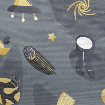Astronaut Space Adventure Pongee